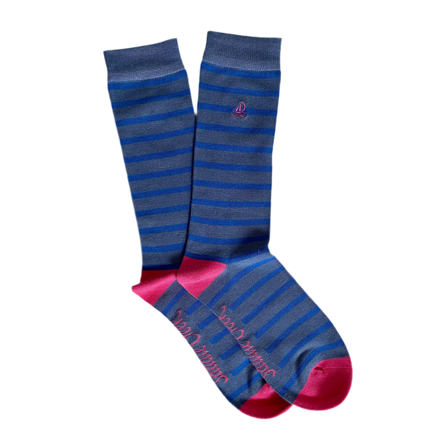 Bamboo Socks - Blue Flambe