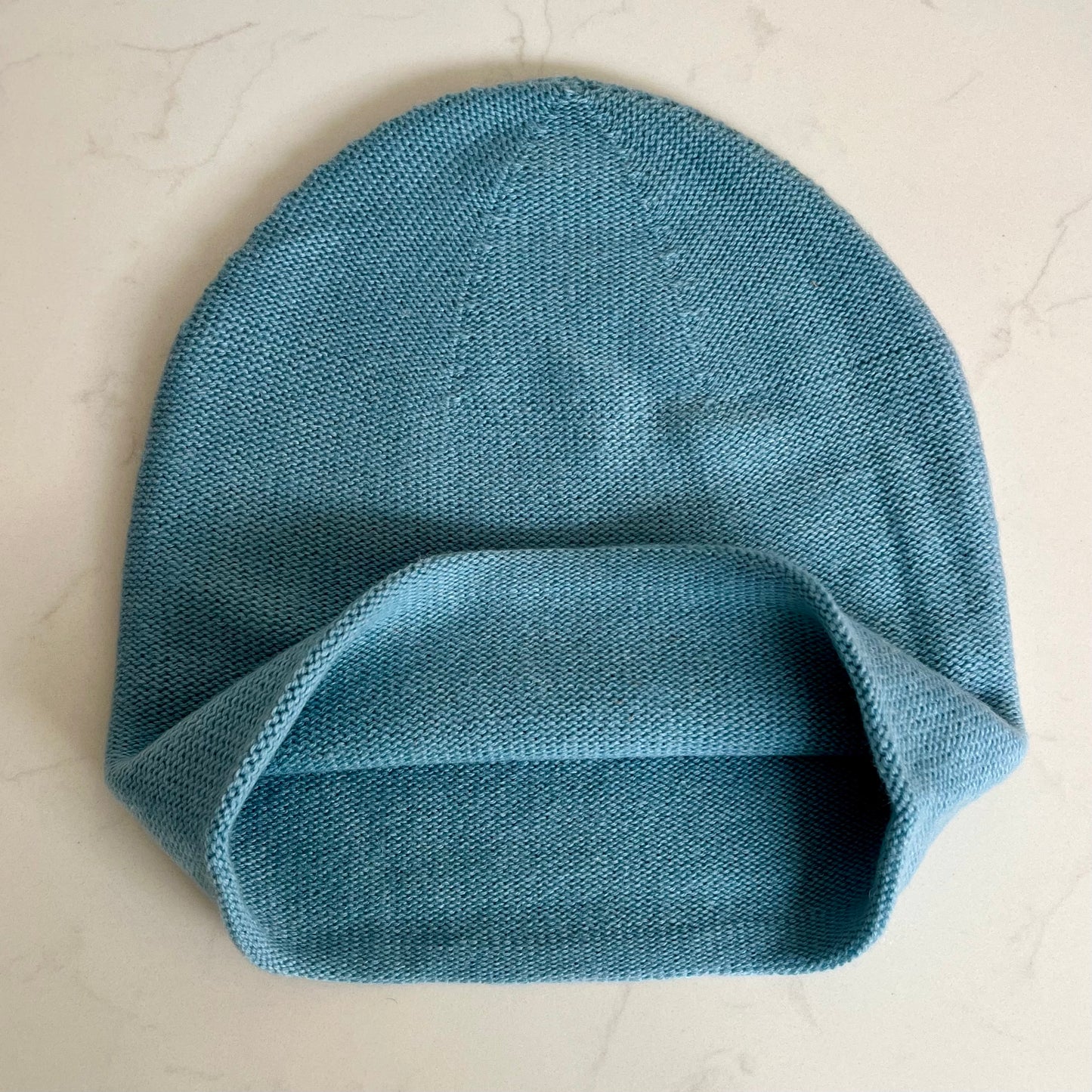 Cashmere Beanie Hat - Pale Blue
