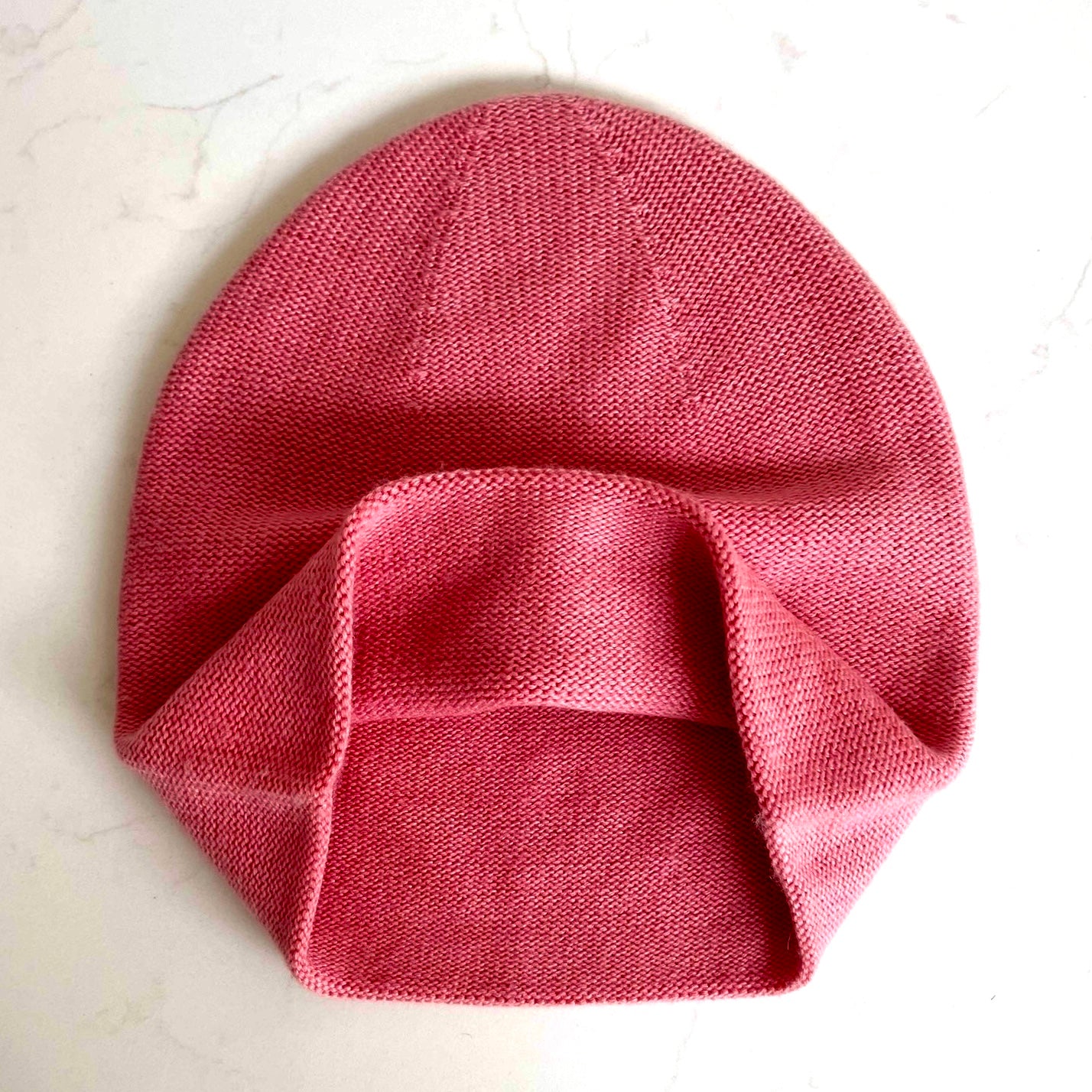 Cashmere Beanie Hat - Pink