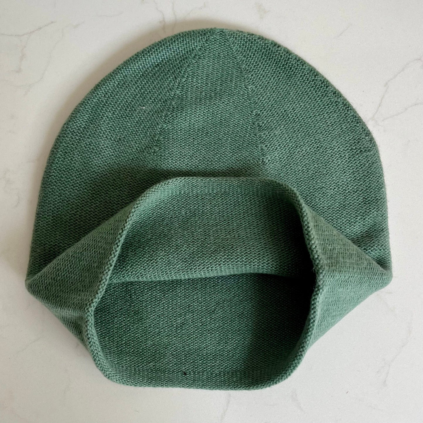 Cashmere Beanie Hat - Sea Green