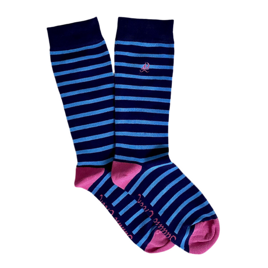 Bamboo Socks - Patriot Blue