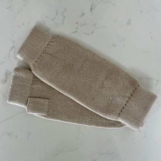 Cashmere Wrist Warmers – Oatmeal