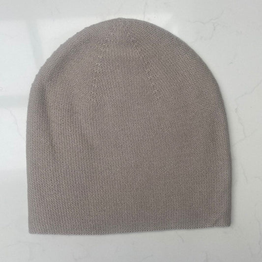 Cashmere Beanie Hat - Oatmeal