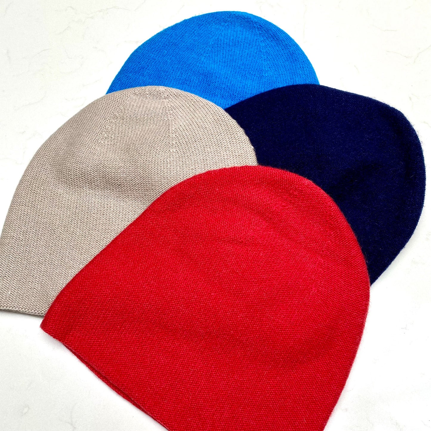 Cashmere Beanie Hat - Oatmeal
